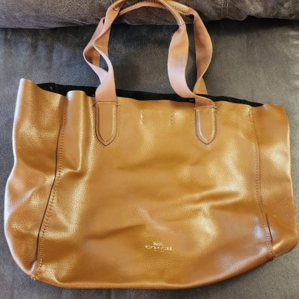 Leather Coach purse